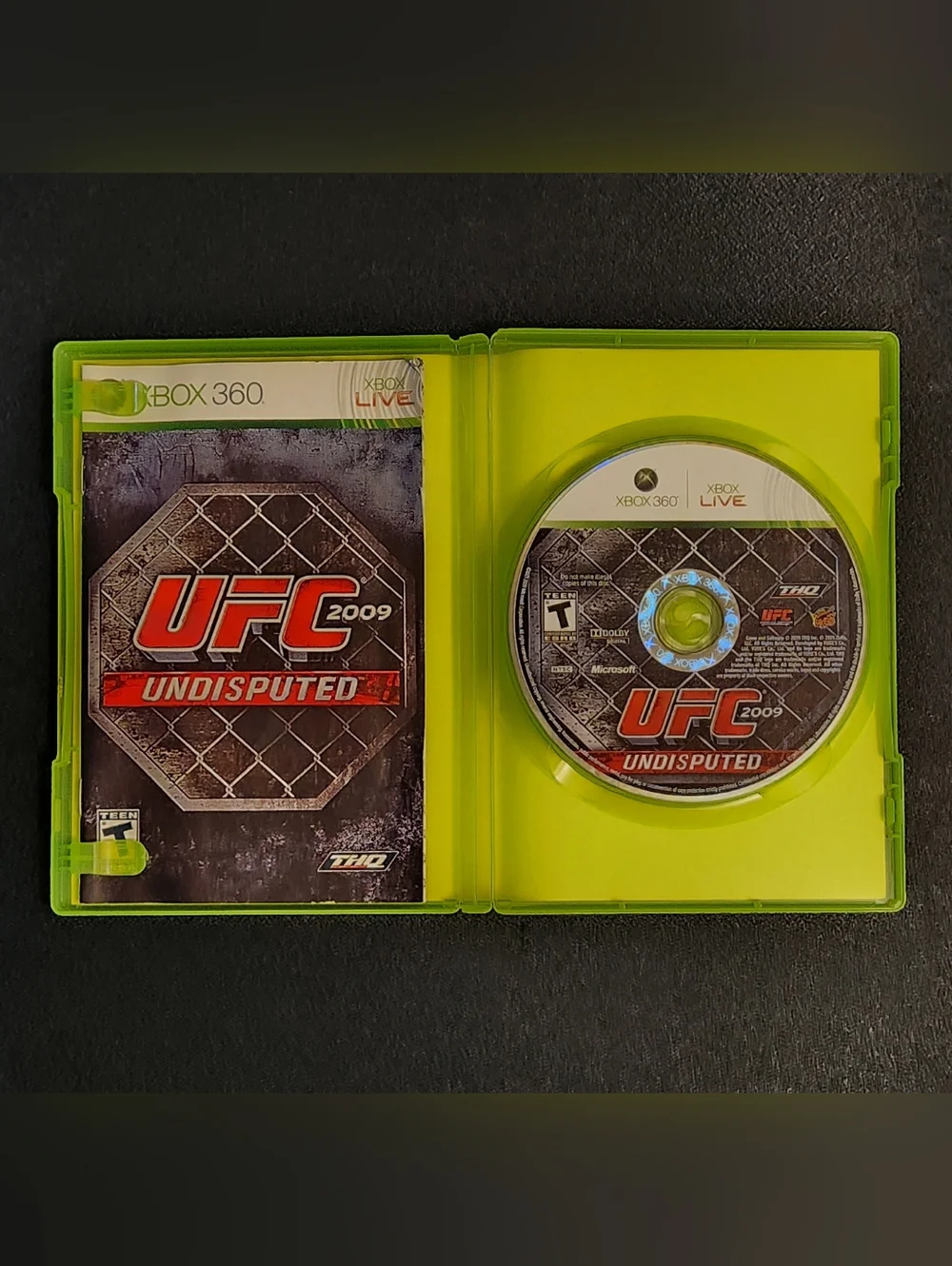 UFC Undisputed 2009 XBox 360 Video Game